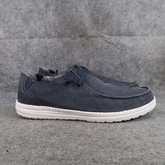 Skechers Shoes Mens 12 Casual Slip On Sneakers Relaxed Fit Memory Foam Goga Mat main image 5